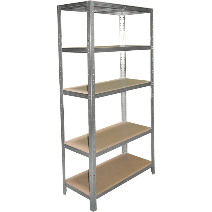 HOME Steckregal 180x110x30 cm verzinkt mit 5 Böden - Shelfplaza