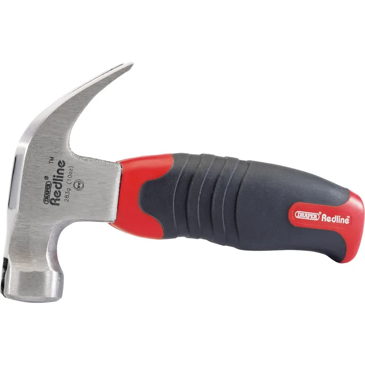 Draper Redline 68833 Klauenhammer, 283 g, mit Griff aus Fiberglas, kurz & kompakt