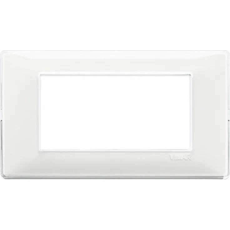 Vimar Plana Abdeckrahmen 4 Module Farbe Schnee 14654.41