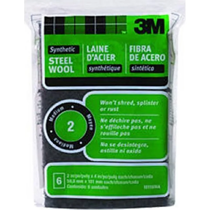 3, 50,8 x 101 mm synthetisch, Stahlwolle, 1 Stück