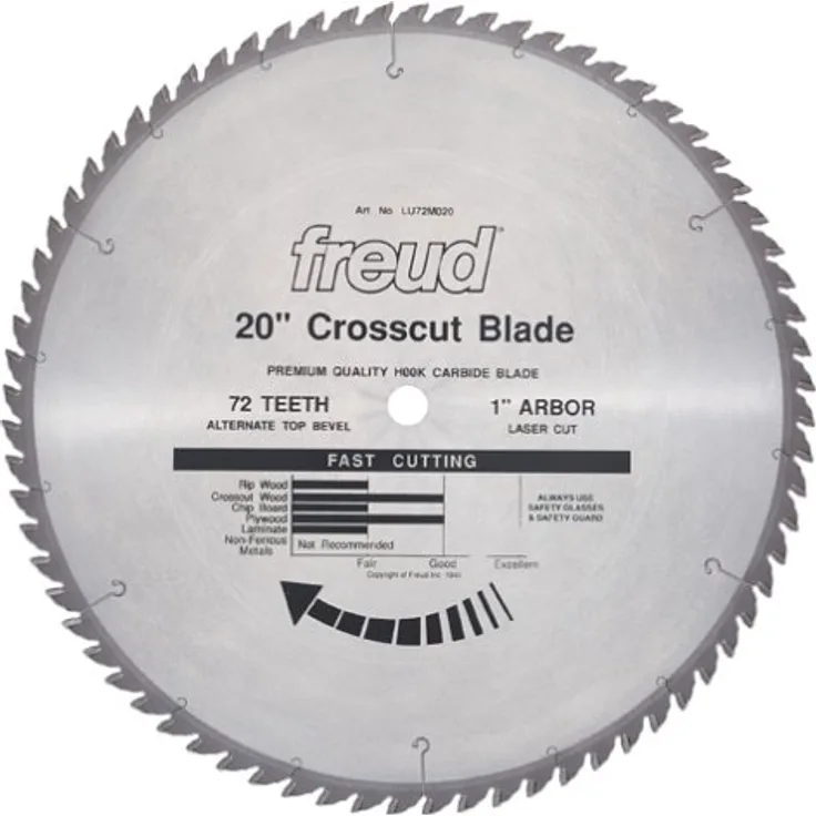 Freud lu71 m014 35,6 cm 42 Zahn ATB Allgemeine Zwecke Sägeblatt mit 1 Arbor, LU72M020