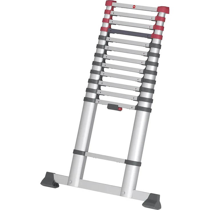 Hailo FlexLine, Alu-Sicherheits-Teleskopleiter, 13 Sprossen – Bild 1