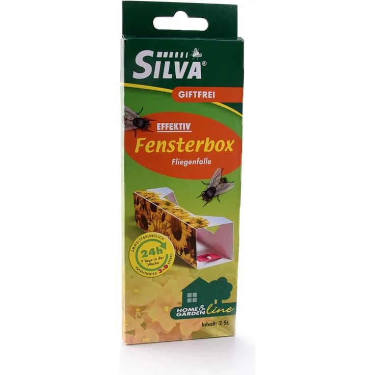 Silva - Fliegenfalle Fensterbox - Giftfrei, umweltfreundlich