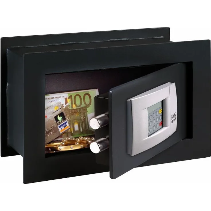 BURG-WÄCHTER Wandtresor mit elektronischem Zahlenschloss, PointSafe PW 2 E, Schwarz