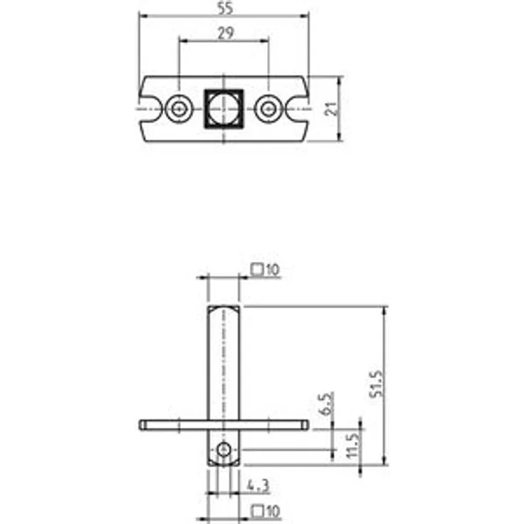 Rademacher Adapter-Medium f.45mm 10er 4-KT.