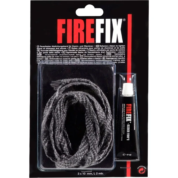 FireFix Abdichtungsflachband 3 x 10 mm, 2 m, inklusive Kleber