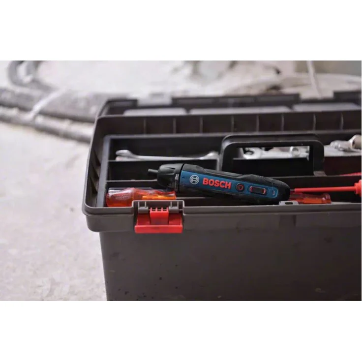 Bosch Professional GO Mini-Akkuschrauber 5Nm 1,5 Ah Akkukapazität, 3,6 V Akku integriert inkl. 25-tlg. Bit-Set, USB-Ladekabel, L-BOXX Mini – Bild 6