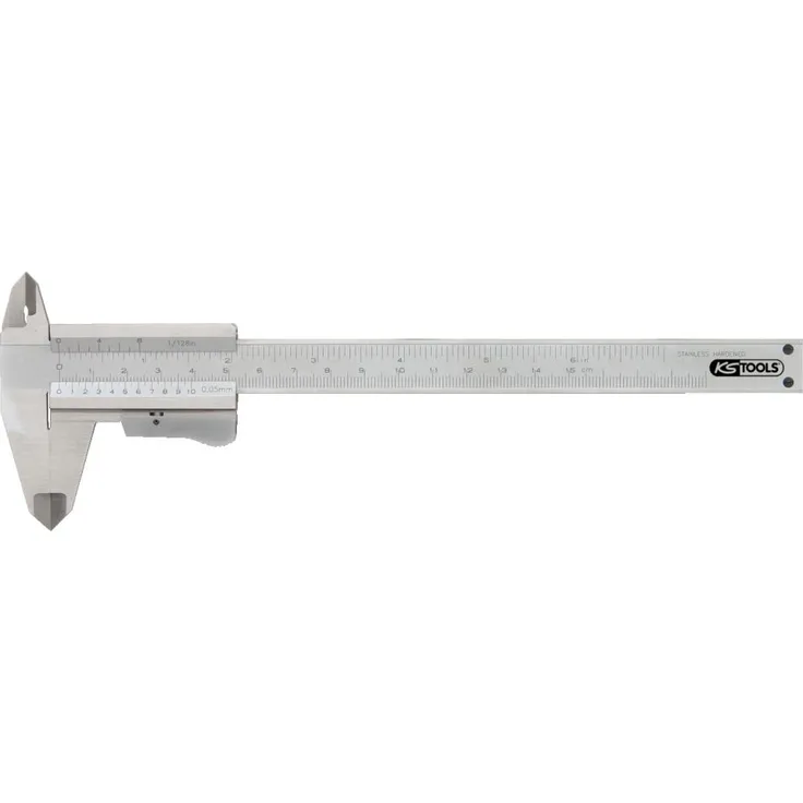 KS Tools 300.0510 Taschen-Messschieber 0-150mm, 235mm