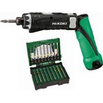 HiKOKI Knickschrauber DB3DL2WCZ 3,6 V, 2 Akkus 1,5 Ah, Ladegerät, Schrauberklinge, Transportkoffer - kompakt und kraftvoll