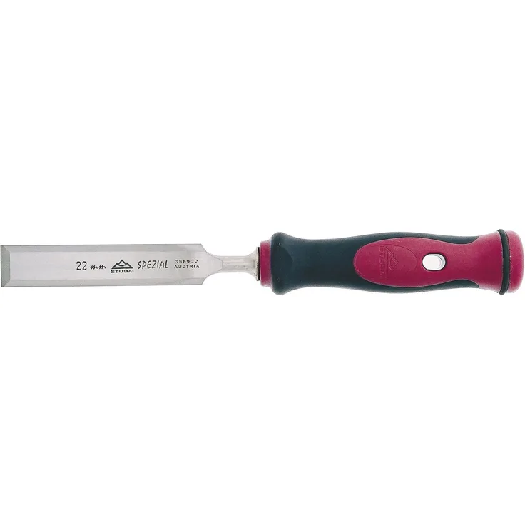 Stubai 3560 Profi Stemmeisen mit 2K-Heft rot-schwarz 22mm - 356022