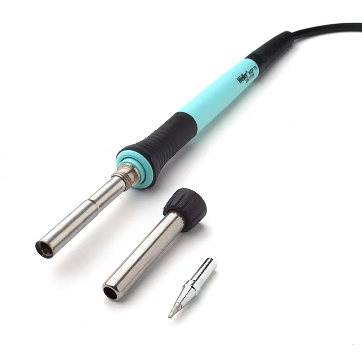Weller Professional T0053298390 WE 1010 Education Kit T0053298399 70 W, 230 V Digital 1-Kanal-Lötstation mit 2 Lötspitzen, Seitenschneider und Lotdraht, Temperaturbereich 100°C - 450°C, Blau – Bild 2
