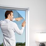 Windhager Pollenschutz Gitter 130 x 150 cm, anthrazit 