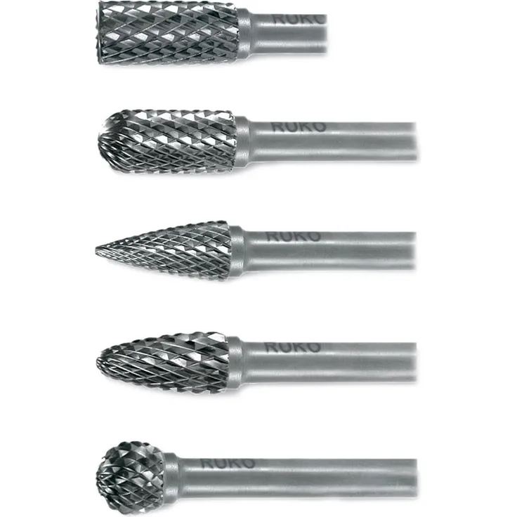 Ruko Hartmetall Frässtiftesatz, 5-teilig, 116005