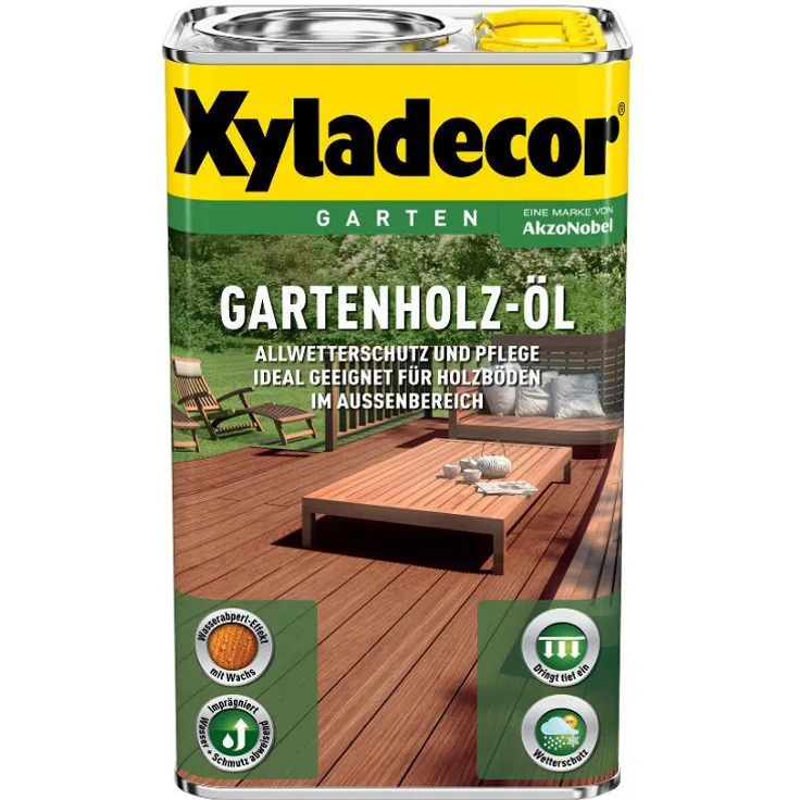 Xyladecor Gartenholz-öl 2,5 Liter, Natur Farblos