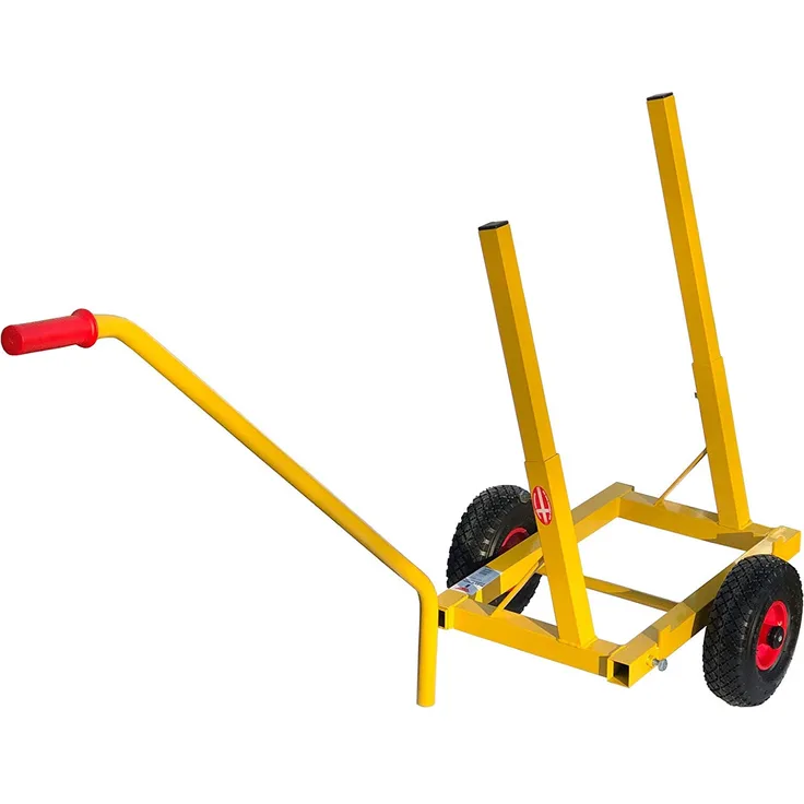 RAVENDO SHT 200L Blechwagen mit Stützen Lattenwagen Transportwagen 200 kg PU Rad