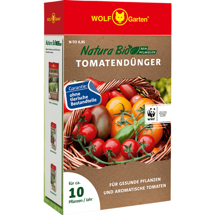 WOLF GARTEN N-TO 0,85 D-A NATURA BIO Tomatendünger Rot-Grau
