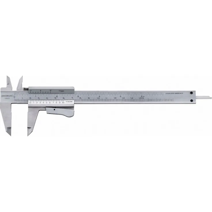 STAHLWILLE QuickRelease 12900 N Edelstahl Messschieber, 15,2 cm-150 mm Messbereich, 1-325,1 cm-0.05 mm Graduation
