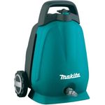 Makita HW102 Kaltwasser-Hochdruckreiniger, 1300 W 100 bar 360 l-h mit verstellbarem Wasserdruck