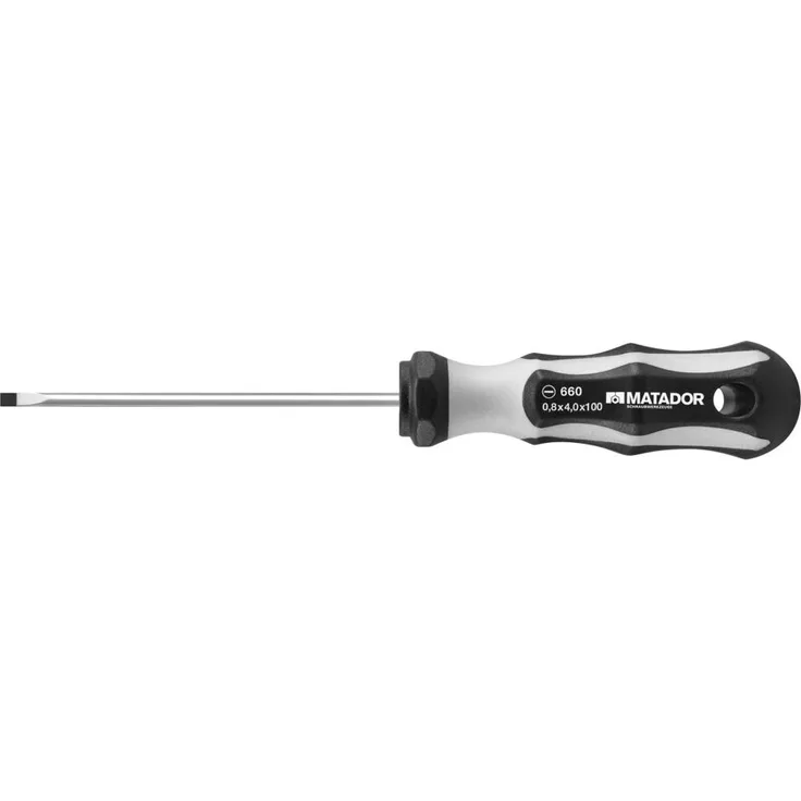 MATADOR 0660 0425 Elektriker-Schraubendreher (Schlitz), 2,5 X 75 mm