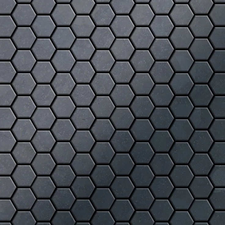 Mosaik Fliese massiv Metall Rohstahl gewalzt in grau 1,6mm stark ALLOY Honey-RS 0,92 m2