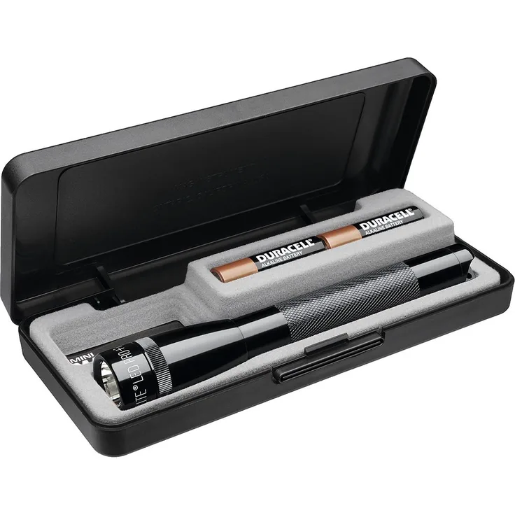 Maglite LED-Taschenlampe Mag-Lite LED Mini Pro Taschenlampe mit 245 Lumen inkl. Mignon-Batterien, schwarz, im Etui, SP?