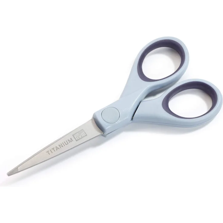 Prym Titanium Universalschere 5'' 13 cm, Edelstahl, Grau