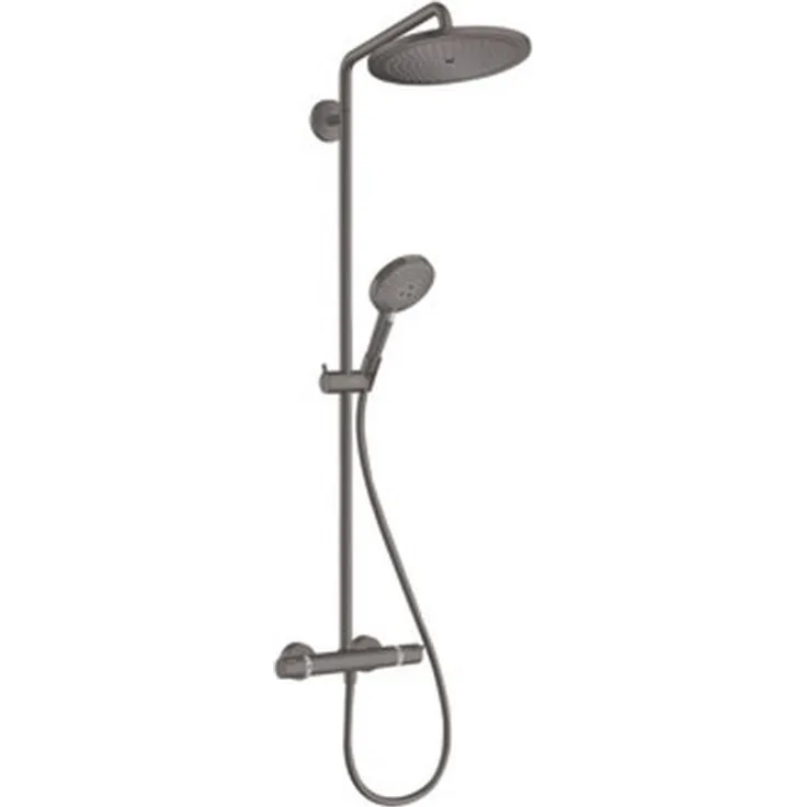 Showerpipe Croma Select S 280 mit Raindance Handbrause Brushed Black Chrome, 26890340 - Hansgrohe