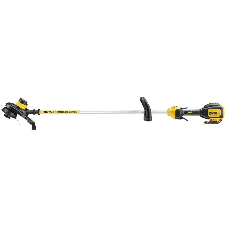 DeWalt Akku-Rasentrimmer 18 Volt, bürstenlos, 30 cm Schnittbreite, zwei-Stufen-Elektronik, Bumb-Feed Fadenverlängerung, für große Flächen und Gärten, ohne Akku und Ladegerät DCM561PB – Bild 2