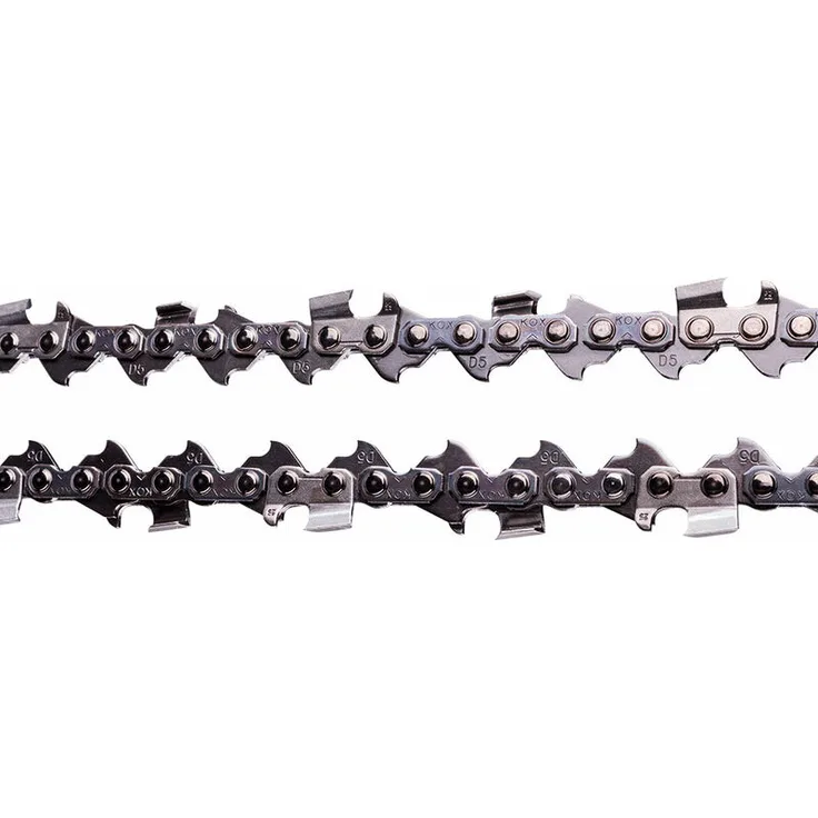 KOX Sägekette Halbmeißel, für Husqvarna, Dolmar und Partner Motorsägen, 45 cm Schnittlänge, mit 3-8' Teilung, 1.5 mm
