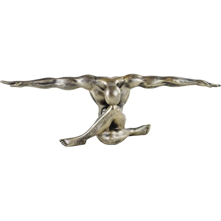 Casablanca Figur Cliffhanger antik champagner 61 cm 59794 – Bild 1