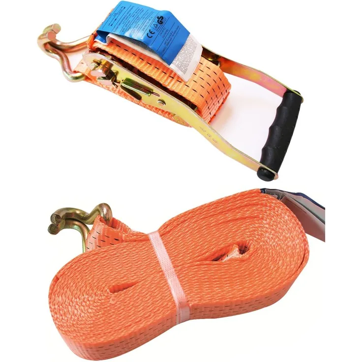 Proplus Spanngurt mit Ratsche und 2 Haken 8 Meter 5000kg
