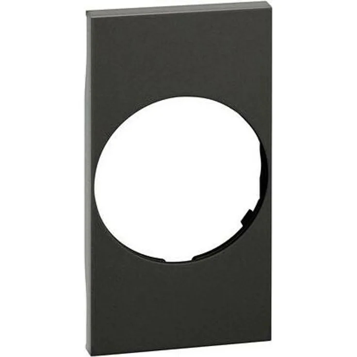 Bticino Cover Living Now für austauschbare Stablampe, 2 Module, schwarz KG04