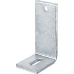 GAH-Alberts 335656 Verstellwinkel, mit Langloch, für Betonbefestigung - feuerverzinkt, 80 x 150 x 60 mm - 1 Stück