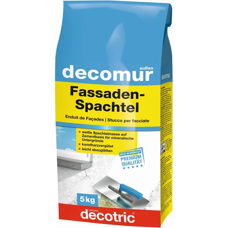 Decotric decomur auCen Fassaden-Spachtel 5 kg