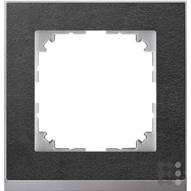 Merten MEG4010-3669 M-Pure Decor-Rahmen, 1fach, Schiefer-Aluminium