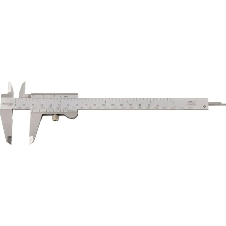 FORTIS Taschenmessschieber parallaxfrei Doppelprisma150mm 1-50, 1-1000 FORTIS