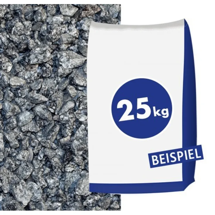 Granitsplitt Hellgrau 5-8mm 25kg Sack