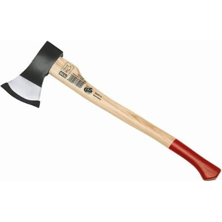 Idealspaten 75201600 Holzaxt mit Schneidschutz 1,6kg, Rot/Grau, 40 x 25 x 15 cm