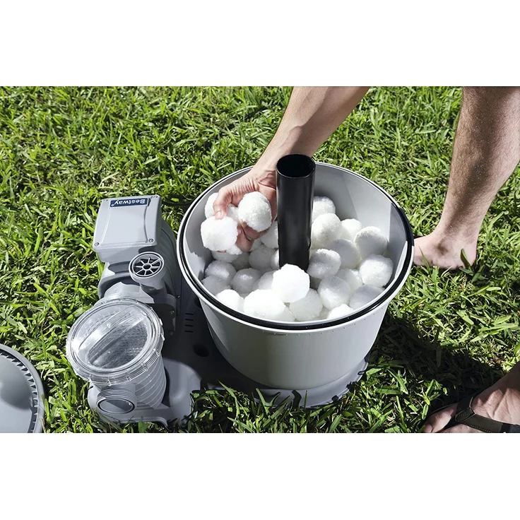 Bestway 500 g Flowclear Polysphere Filterbälle – Bild 3