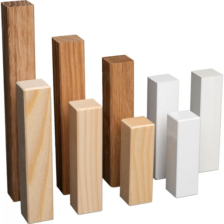 REESE Kehlleisten GmbH UNIVERSAL Sockelleisten-Ecken - Eckblöcke Ecktürme Eckstäbe für alle Fussleisten - 4251674613485
