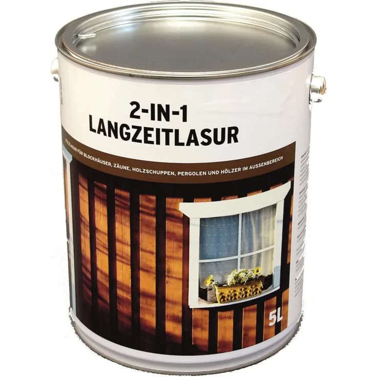 Sinus Langzeit-Lasur 2in1 Außenbereich 5 Liter - Farbton PALISANDER