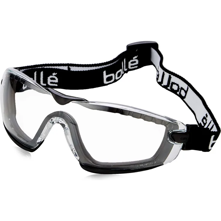 BollÃ© Safety COBFSPSI ''Cobra Hybrid Verion'' Schutzbrille, Einheitsgröße, klare Objektive