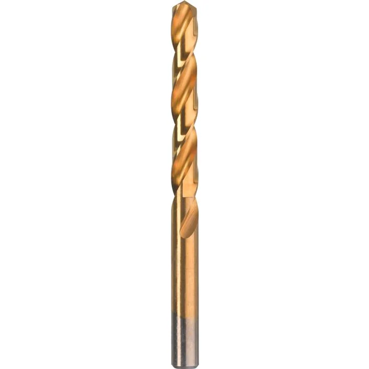 KWB Ø 10 mm Metallbohrer HSS TiN 238700 (HSS Spiralbohrer, Industriequalität, präzisionsgeschliffen, hohe Schnittgeschwindigkeit, DIN 338, Titanbohrer) – Bild 1
