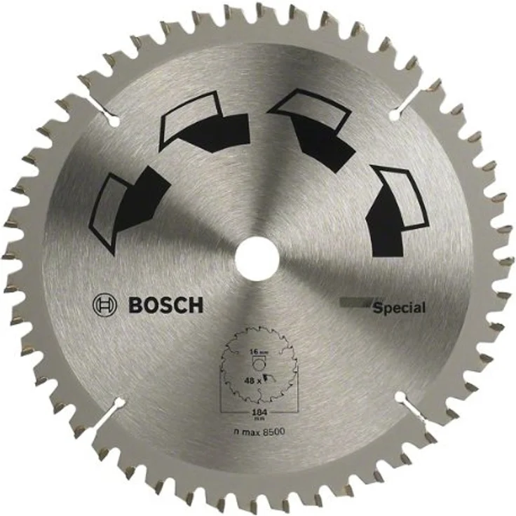 Bosch DIY Kreissägeblatt Special für verschiedene Materialien (Ø 184 mm, 48 Zähne)