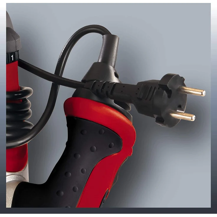 Einhell Oberfräse TE-RO 1255 E (1200 W, Spannzange Ø 6 und 8 mm, 55 mm Hubhöhe, elektronische Drehzahlregulierung, Spindelarretierung, einfacher Werkzeugwechsel) – Bild 6