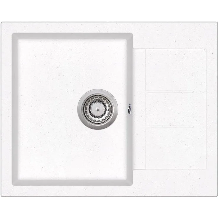 Granitspüle Victory W620.50 weiß 62x50cm Küchenspüle Einbauspüle ab 45er Schrank