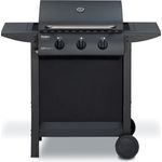 Enders BBQ Gasgrill SAN DIEGO 3, Gas Grill 81166, 3 Edelstahl-Brenner stufenlos, Grillwagen mit Grillhaube, Warmhalterost, Seitenablage