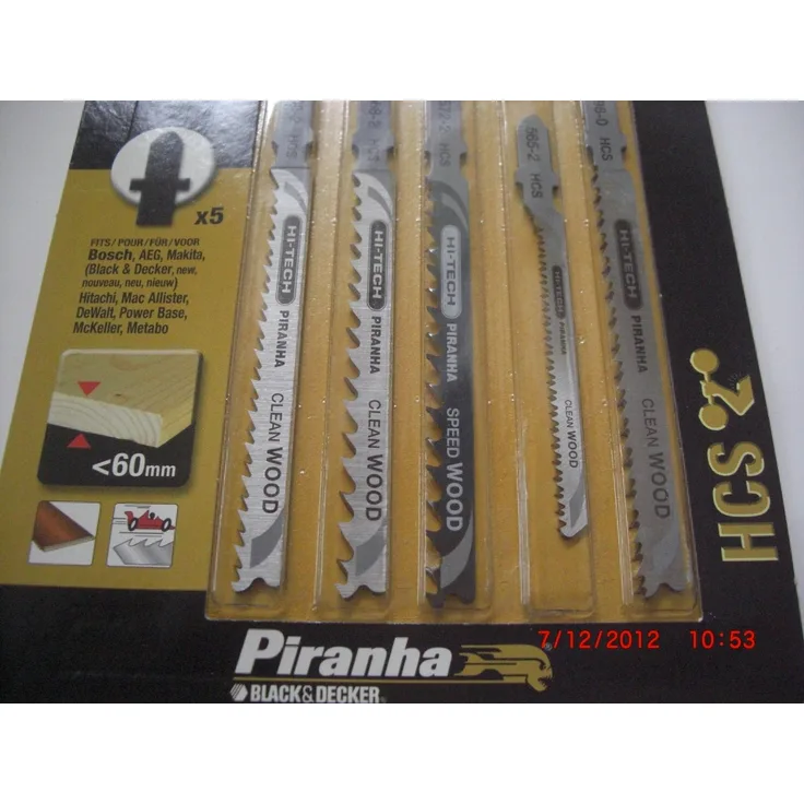 Piranha X29215-XJ HCS Holz Rauchweg Stichsägeblatt T gemischt