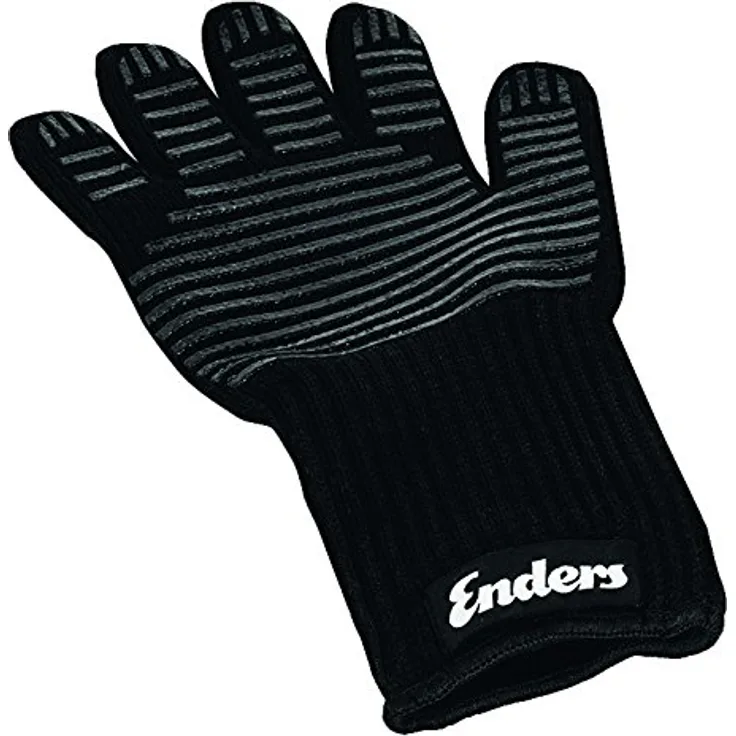 Enders Grill Handschuhe aus feuerfestem Aramid, 8785, hitzebeständig, Handschuhe für Gas-Grill, BBQ, Backofen, Kamin, sicher und bequem