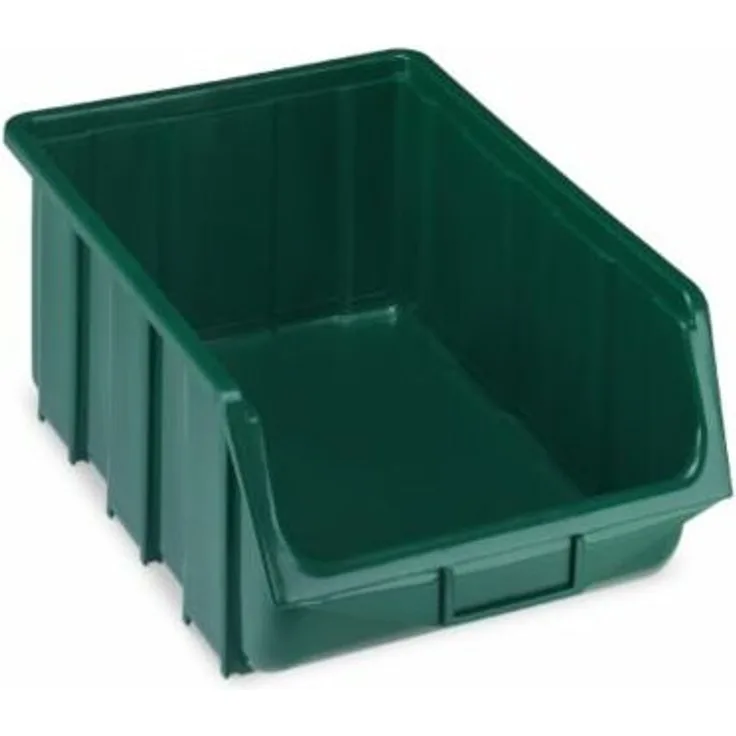 Terry Sichtlagerkasten aus Polypropylen - LxBxH 505 x 333 x 187 mm - grün, VE 4